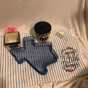 Texas kitchen decor 4 pc. Bundle